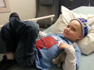 Cub Robertson is making progress in his battle against leukemia.
