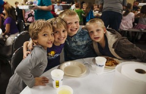 Some 300 kids arrive weekly to a Rockaway Beach church for a healthy meal.