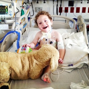 Liam Byars smiles despite being in and out of the hospital the past few years.
