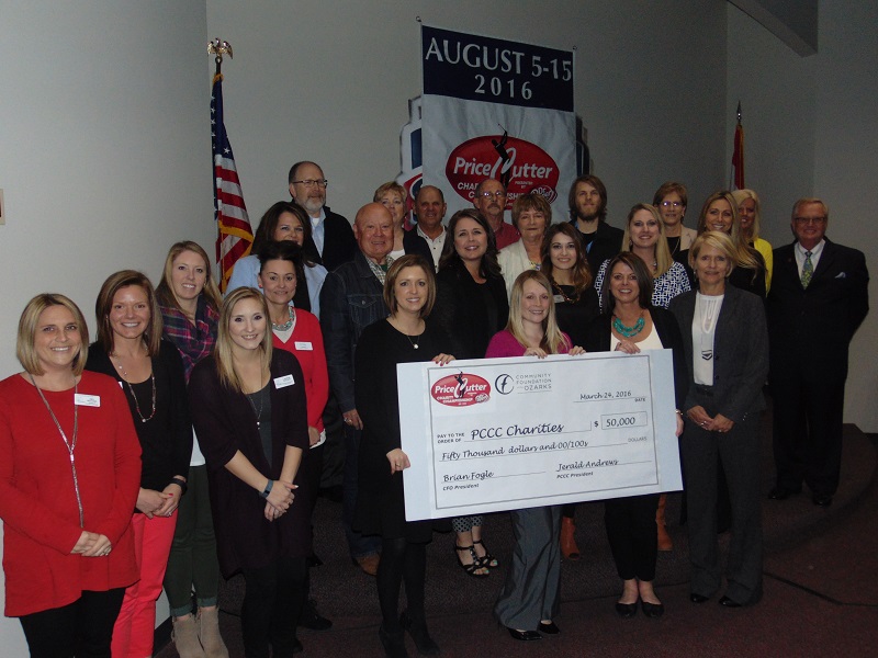 PCCC gifts $50,000 to 13 Ozark-area charities