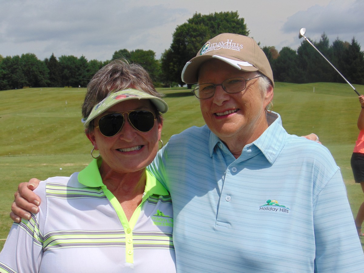 Women's Clinic-Johnna Welch (right) - Price Cutter Charity Championship