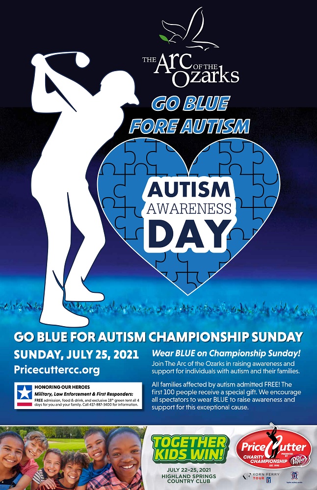 Go Blue Fore Autism Championship Sunday -- Price Cutter Charity Championship presented by Dr Pepper